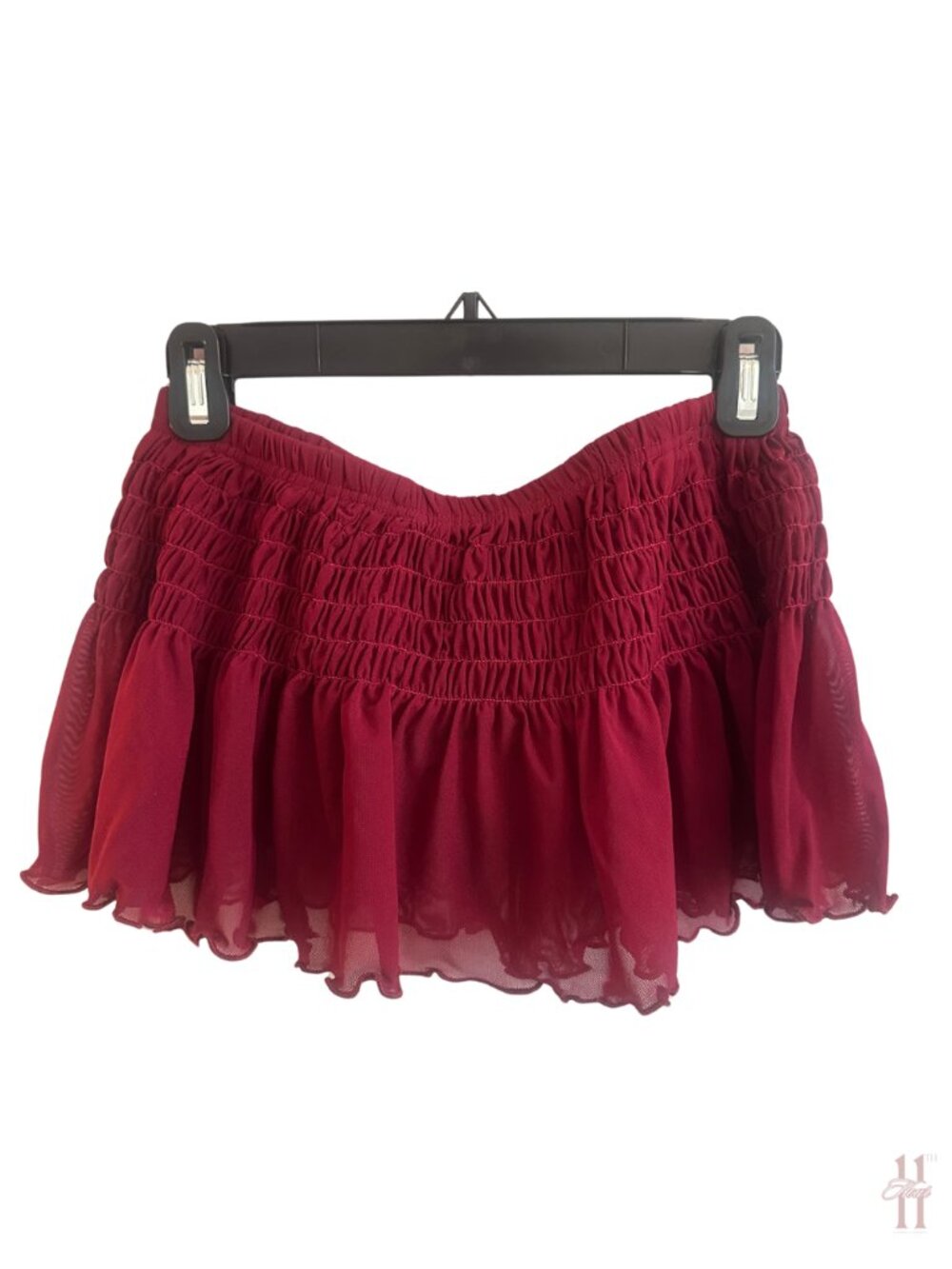 Shein Red Ruffle Mini Skort - Small